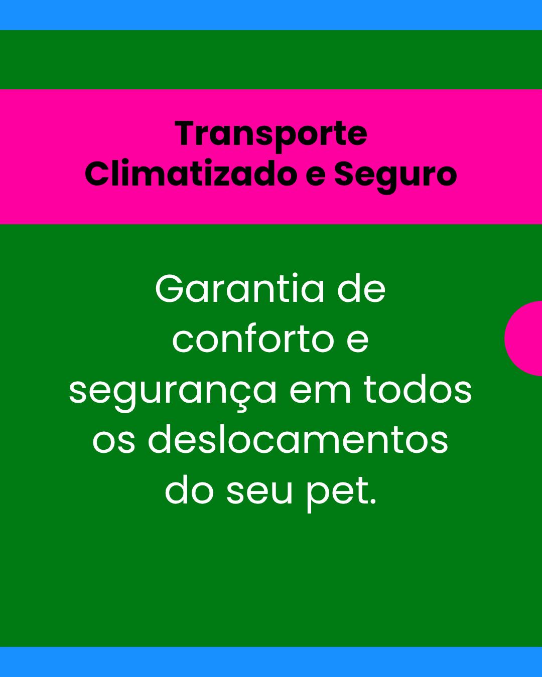 Transporte climatizado e seguro