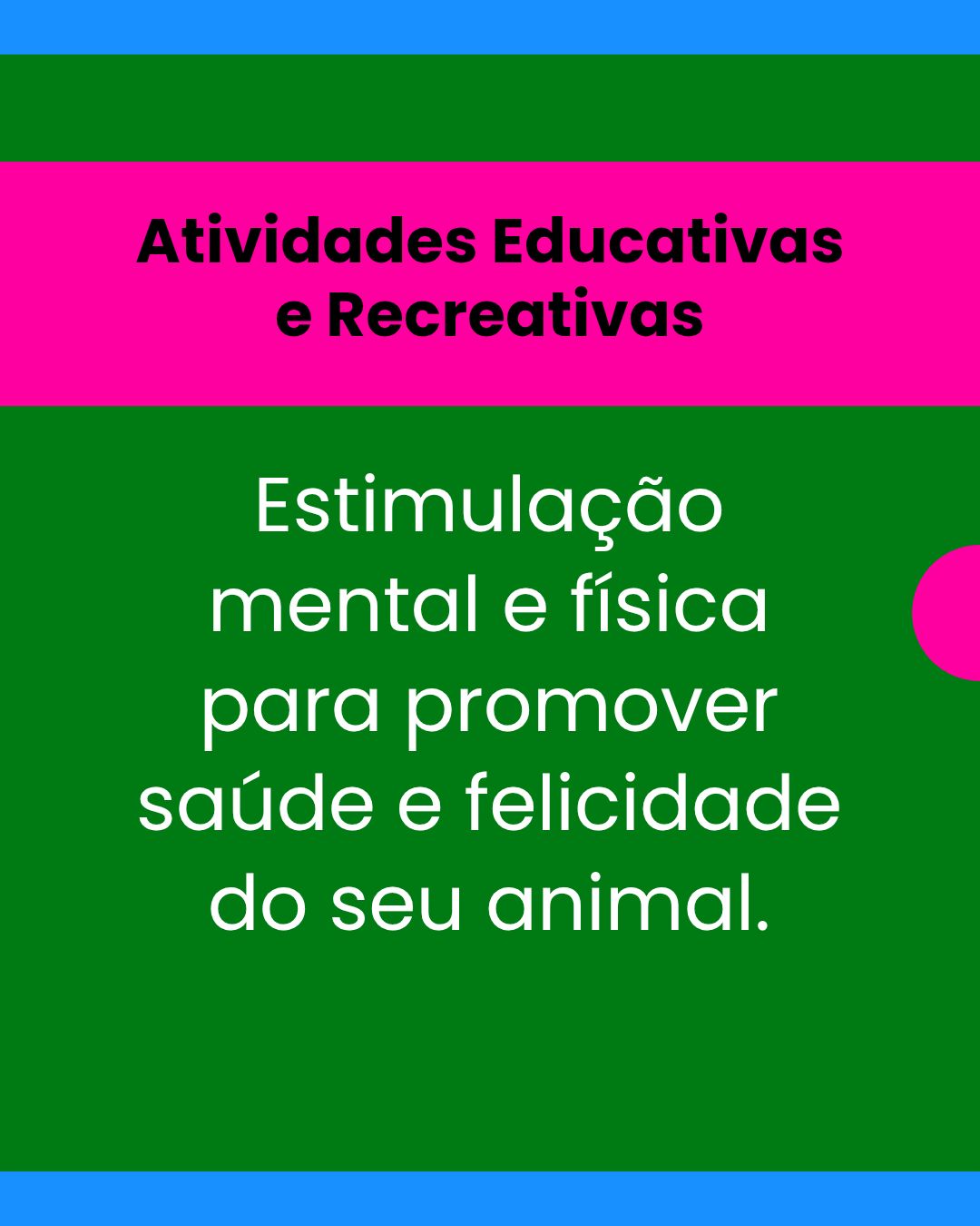 Atividades educativas e recreativas